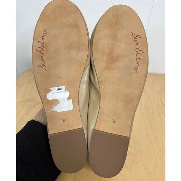 NWOB Sam Edelman Felicia Luxe Ballet Flat in Buff Tan Size 9.5 - Picture 7 of 8